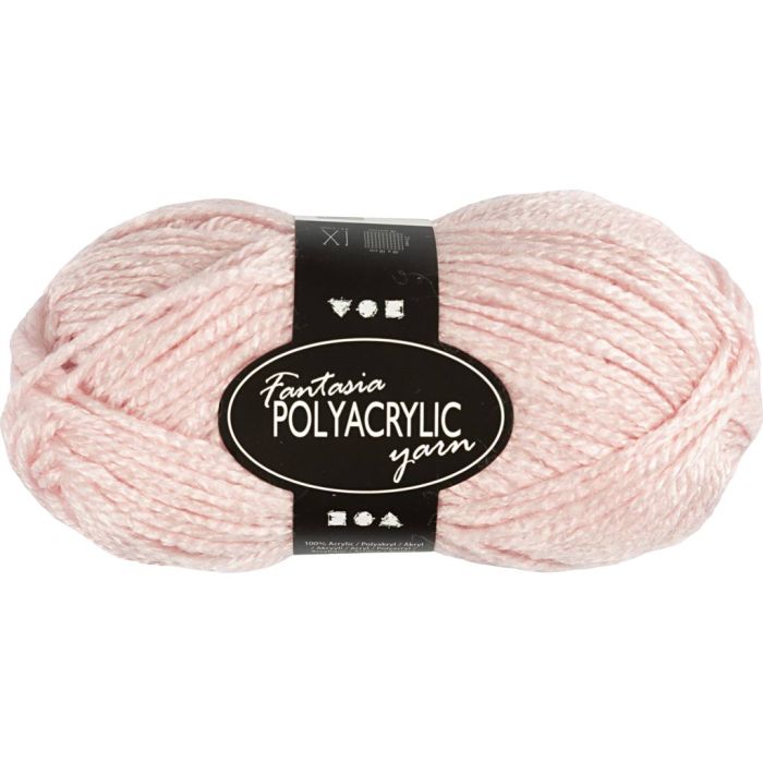 Filo acrilico Fantasia, L: 80 m, usando ago 4,5-5, rosso chiaro, 50 g/ 1 gom.