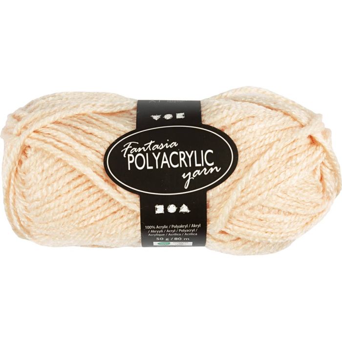 Filo acrilico Fantasia, L: 80 m, usando ago 4,5-5, rosa chiaro, 50 g/ 1 gom.