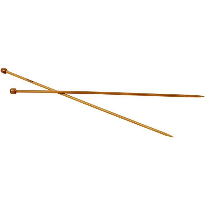 Ferri da maglia, L: 35 cm, misura 5 mm, 1 paio