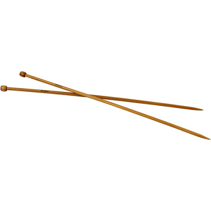 Ferri da maglia, L: 35 cm, misura 5,5 mm, 1 paio