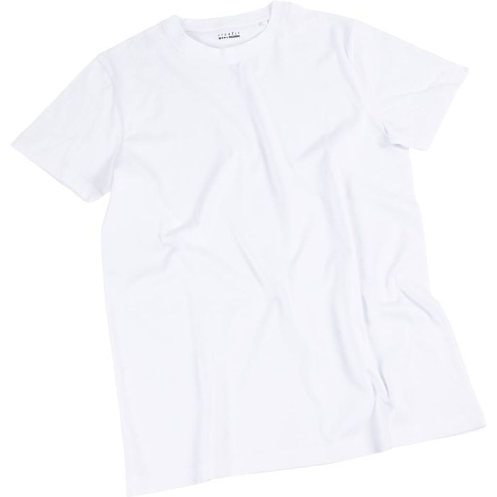 Magliette, L: 55 cm, misura large, collo rotondo, 145 g, bianco, 1 pz