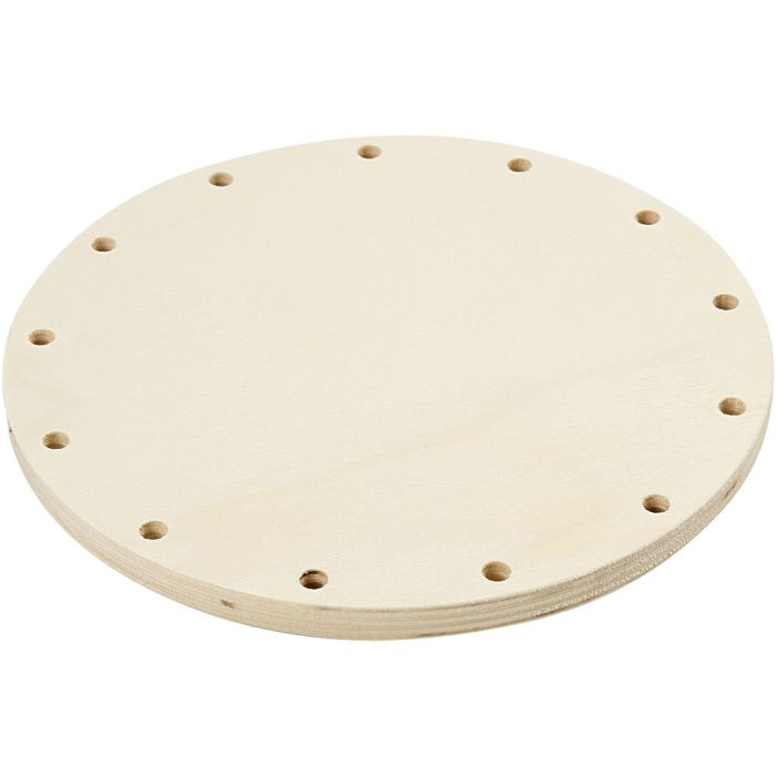 Base per cestino intrecciato, diam 18 cm, spess. 10 mm, 1 pz