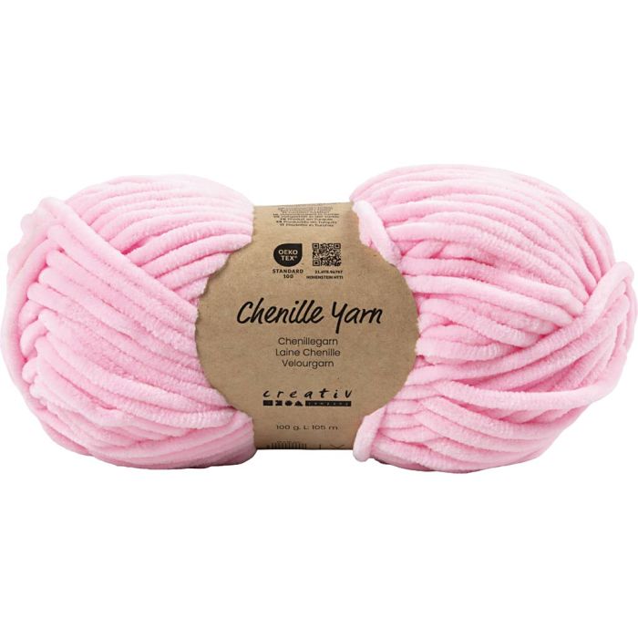 Filato Ciniglia, L: 105 m, usando ago 5-6, rosa chiaro, 100 g/ 1 gom.