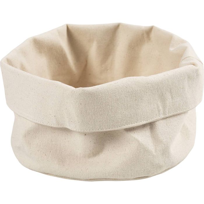 Cestini in tessuto, H: 14,5 cm, diam 20 cm, 385 g, natural chiaro, 2 pz/ 1 conf.
