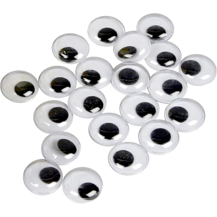 Occhi Mobili, non adesivo, diam 14 mm, 1000 pz/ 1 conf.