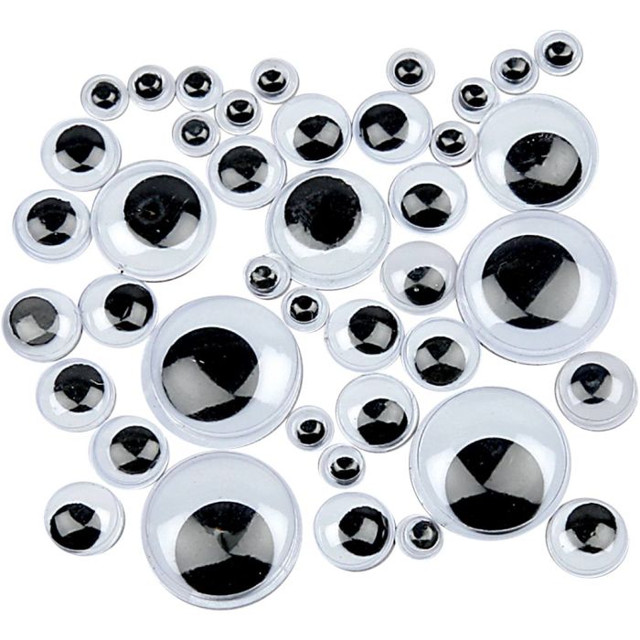 Occhi Mobili, non adesivo, diam 4-20 mm, 1100 asst./ 1 conf.