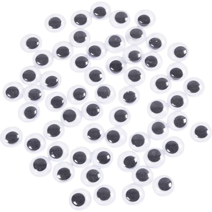 Occhi Mobili, non adesivo, diam 10 mm, 1000 pz/ 1 conf.