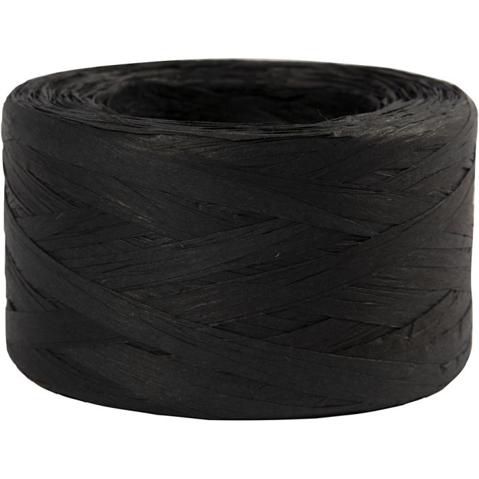 Filo di Radia di Carta, L: 7-8 mm, nero, 100 m/ 1 rot.