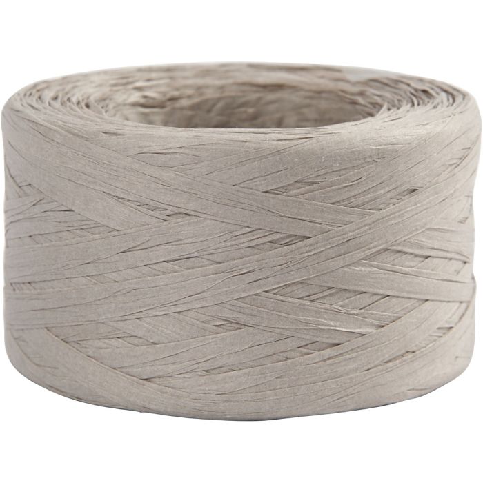 Filo di Radia di Carta, L: 7-8 mm, grigio chiaro, 100 m/ 1 rot.