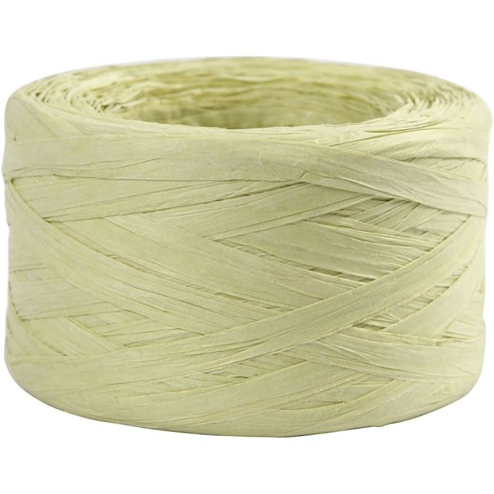 Filo di Radia di Carta, L: 7-8 mm, verde chiaro, 100 m/ 1 rot.