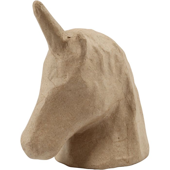 Trofeo unicorno, H: 18,5 cm, L: 10 cm, 1 pz
