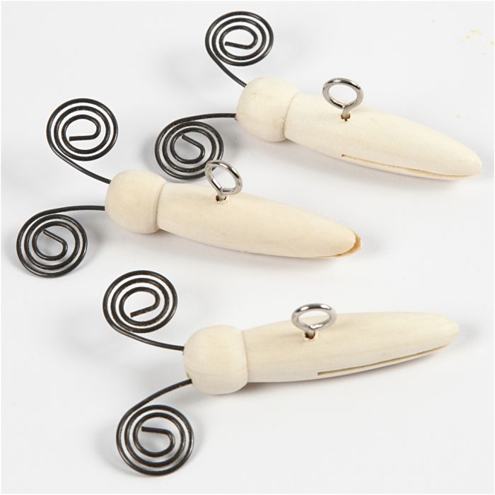 Corpo di farfalla, L: 5,5 cm, diam 15 mm, 5 pz/ 1 conf.
