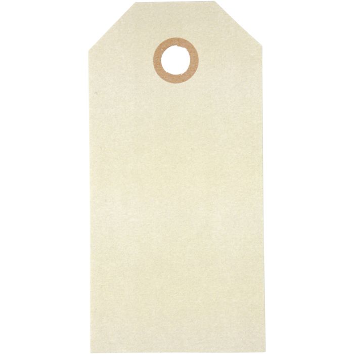 Cartellini Manila, misura 5x10 cm, 250 g, panna, 20 pz/ 1 conf.