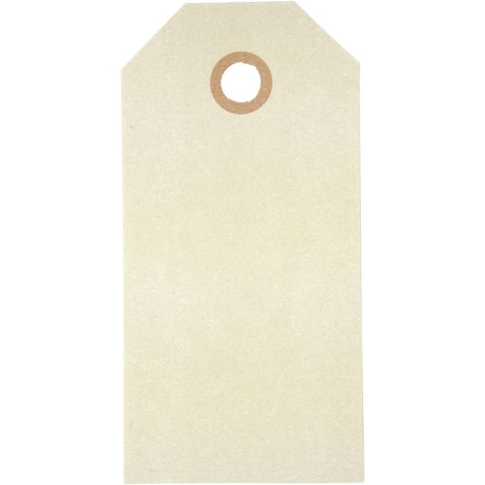 Cartellini Manila, misura 5x10 cm, 250 g, panna, 1000 pz/ 1 conf.