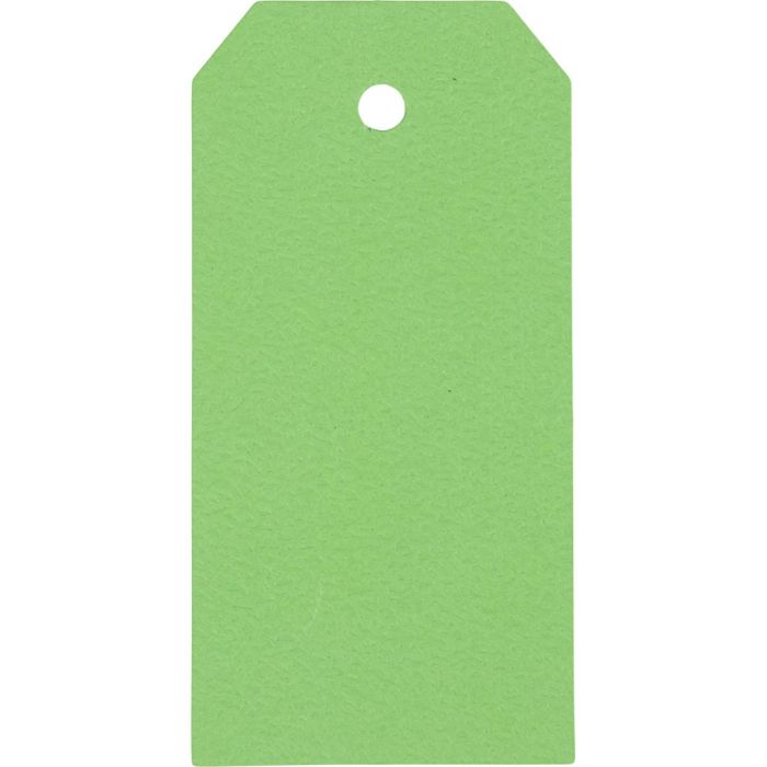 Cartellini Manila, misura 5x10 cm, 250 g, verde, 20 pz/ 1 conf.