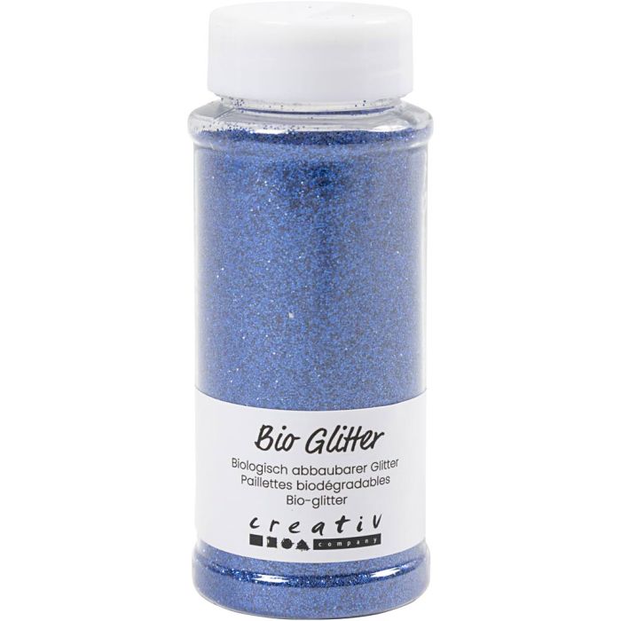 Brillantini bio, blu, 140 ml/ 1 vasch.