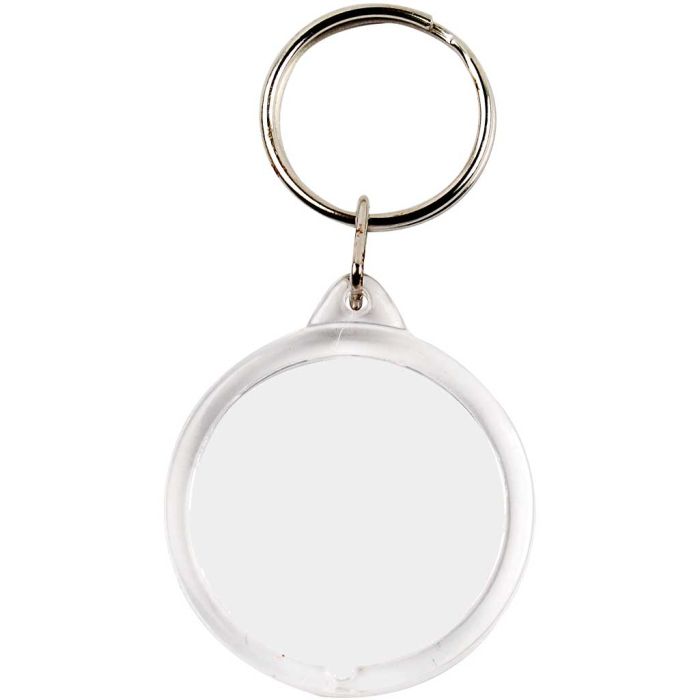 Portachiavi, rotondo, diam 40 mm, 25 pz/ 1 conf.