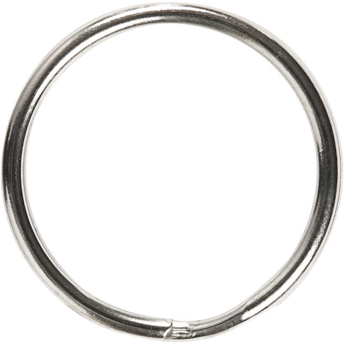 Portachiavi, diam 25 mm, 8 pz/ 1 conf.