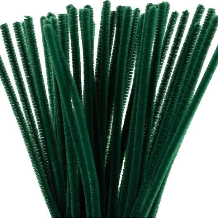 Ciniglia, L: 30 cm, spess. 6 mm, verde scuro, 50 pz/ 1 conf.