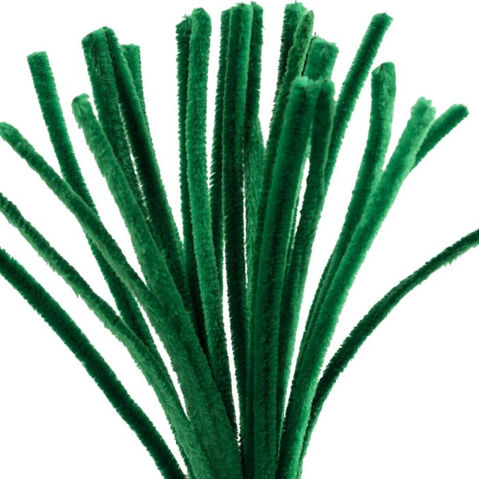 Ciniglia, L: 30 cm, spess. 9 mm, verde scuro, 25 pz/ 1 conf.