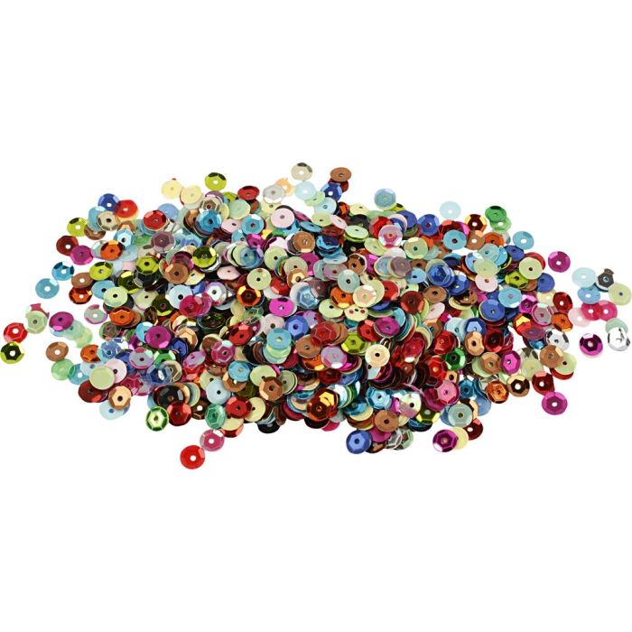 Lustrini , cerchio, diam 6 mm, 100 g/ 1 conf.