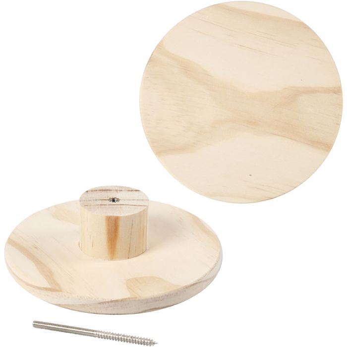 Attaccapanni, rotondo, P: 4,5 cm, diam 15 cm, 1 pz