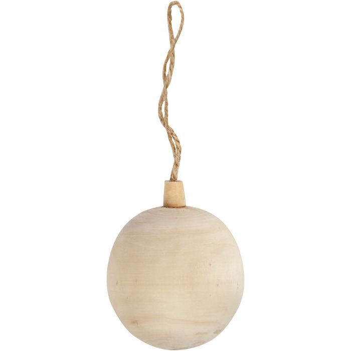 Decoro natalizio, diam 6,4 cm, 1 pz