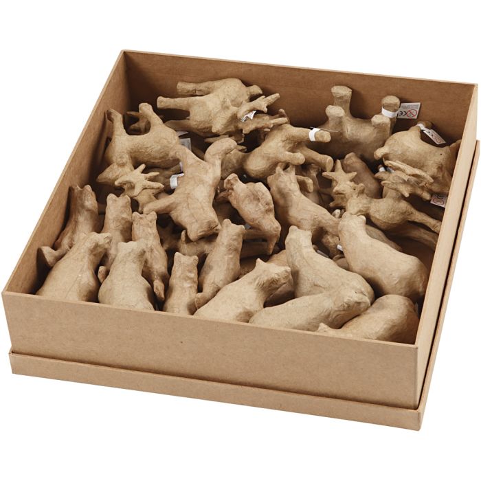 Animali polari, H: 8-12,8 cm, L: 5,6-11,8 cm, 32 pz/ 1 conf.