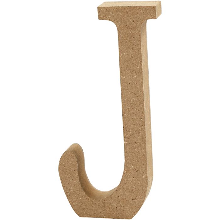 Lettera, J, H: 8 cm, spess. 1,5 cm, 1 pz