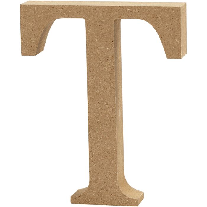 Lettera, T, H: 8 cm, spess. 1,5 cm, 1 pz
