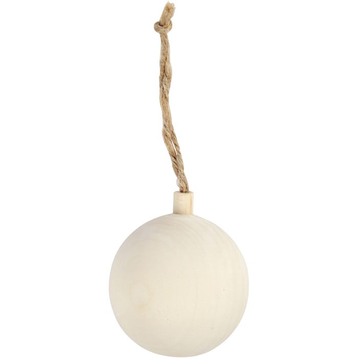 Decoro natalizio, diam 5,5 cm, 1 pz