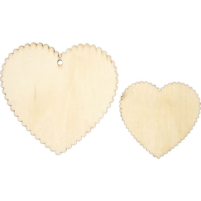 Cuori, misura 5,1x5,1 cm, 12 pz/ 1 conf.