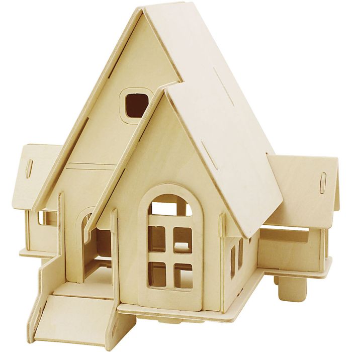 Costruzioni 3D, Casa con scivolo, misura 22,5x17,5x20,5, 1 pz