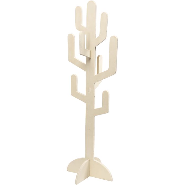 Cactus legno, H: 60 cm, L: 18,5 cm, spess. 8 mm, 1 pz