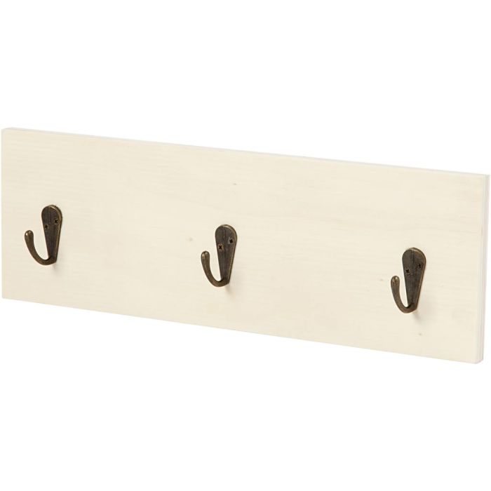 Appendiabiti, H: 10 cm, P: 1,2 cm, L: 30 cm, 1 pz