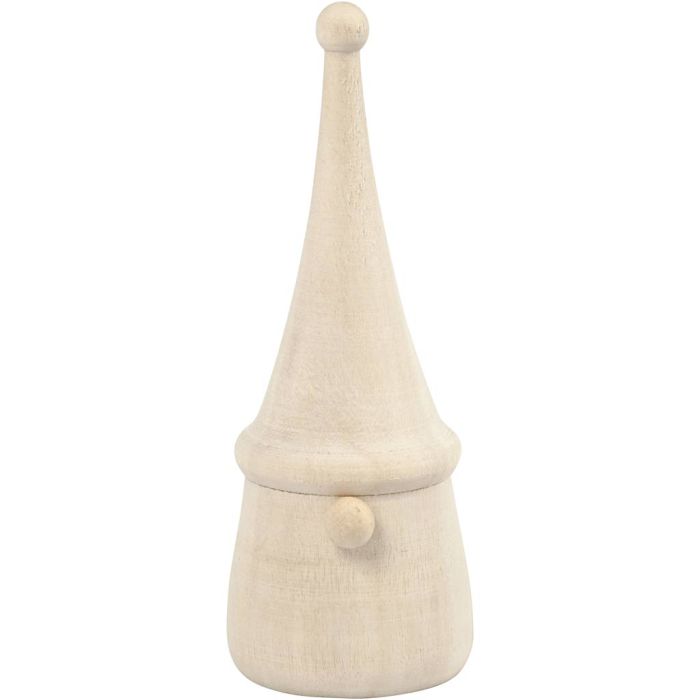 Elfo natalizio, H: 8 cm, diam 3 cm, 1 pz