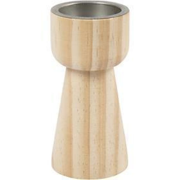 Portacandele, H: 11 cm, diam 5,5 cm, 1 pz