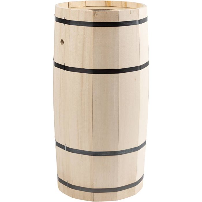 Barile di carnevale, faggio, H: 54 cm, diam 26 cm, grande, 1 pz
