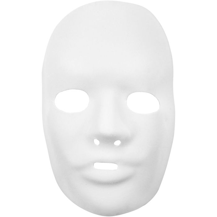 Maschere volto intero, H: 24 cm, L: 15,5 cm, 1 pz