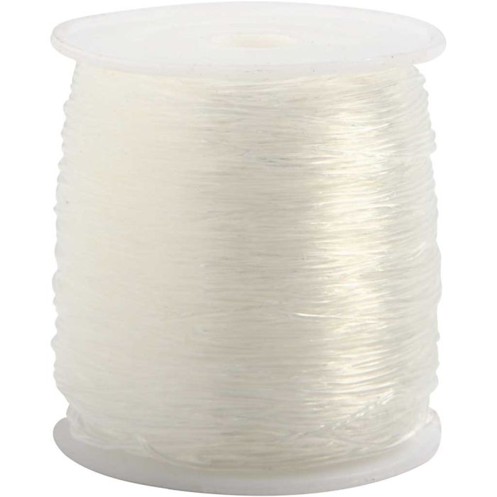 Cordone elastico, rotondo, spess. 0,8 mm, 100 m/ 1 rot.
