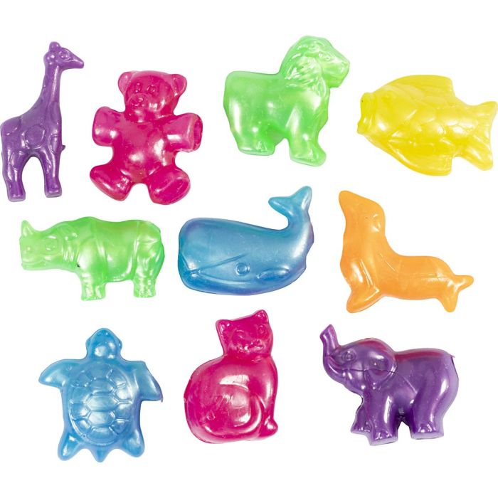 Perline in Plastica Forme Originali, misura 25 mm, misura buco 4 mm, 125 ml/ 1 conf.