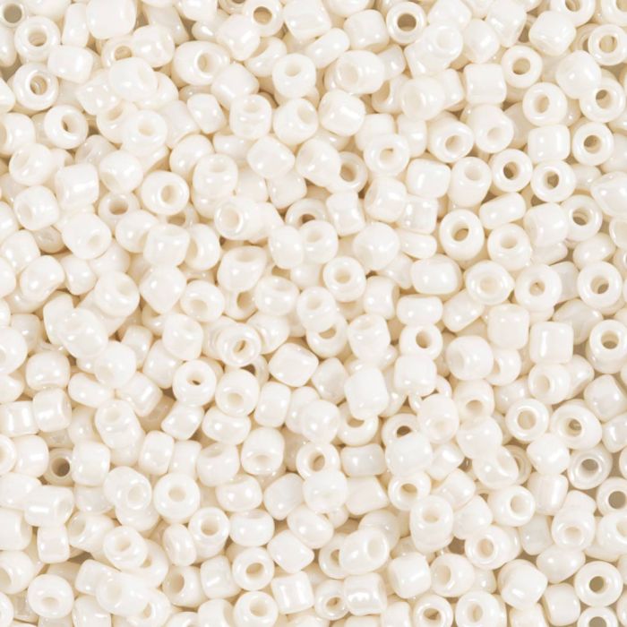 Perline rocaille, dim. 8/0, diam 3 mm, misura buco 0,6-1,0 mm, matt frozen, rosato, 25 g/ 1 conf.
