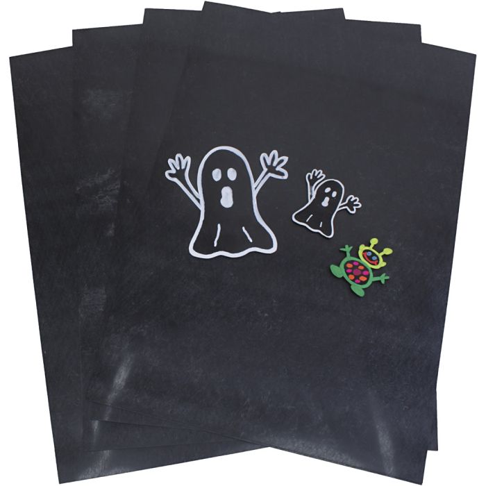 Fogli di plastica termoretraibili, A4, nero, 5x10 fgl./ 1 conf.