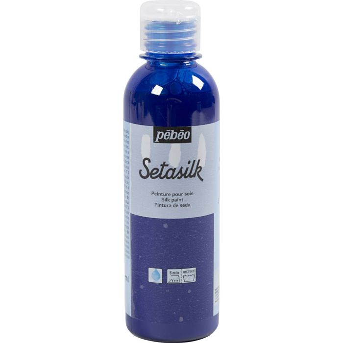 Textil Silk, blu reale, 250 ml/ 1 bott.