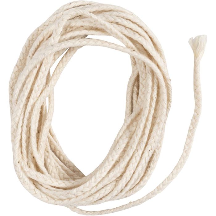 Stoppino , Adatto per candele a immersione (dia. 22-30 mm) e candele stampate (dia. 60-80 mm), 100 g, 3 m/ 1 conf.