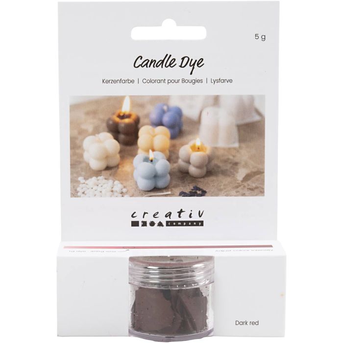 Colorante per candele, rosso scuro, 5 g/ 1 conf.