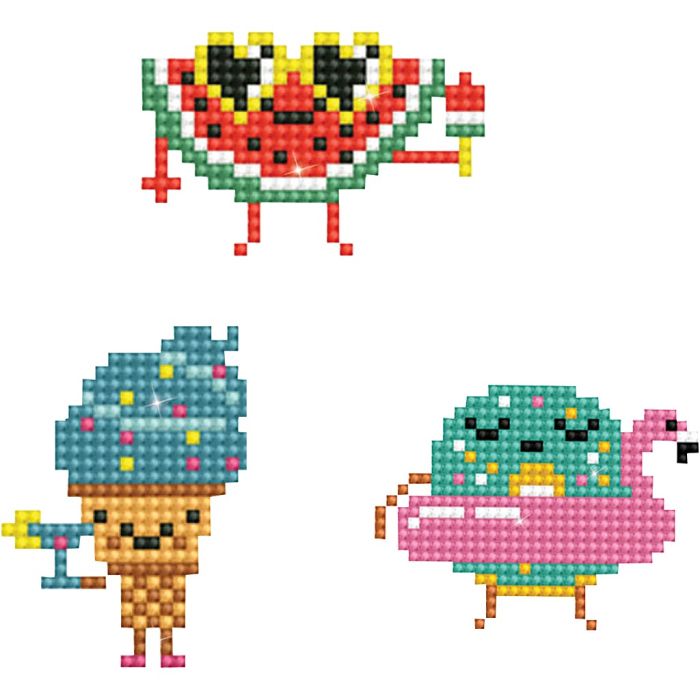 Diamond Dotz, emojis, misura 18x10 cm, 1 conf.