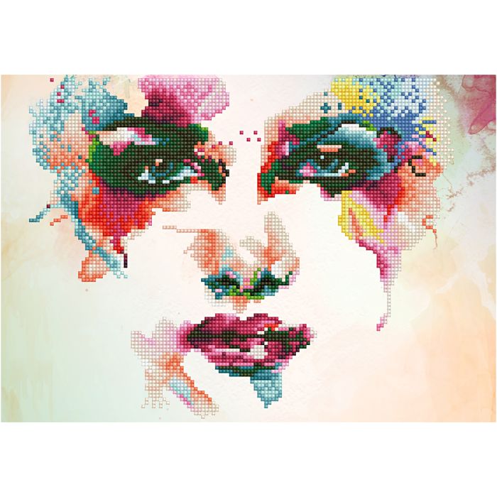 Diamond Dotz, Arcobaleno sognante, misura 31x41 cm, 1 conf.