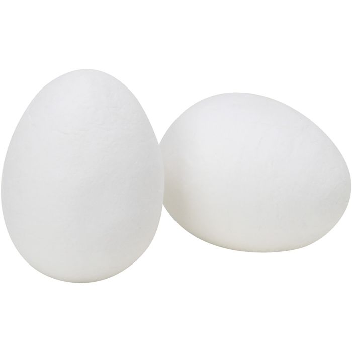 Uova, misura 30 mm, bianco, 100 pz/ 1 conf.
