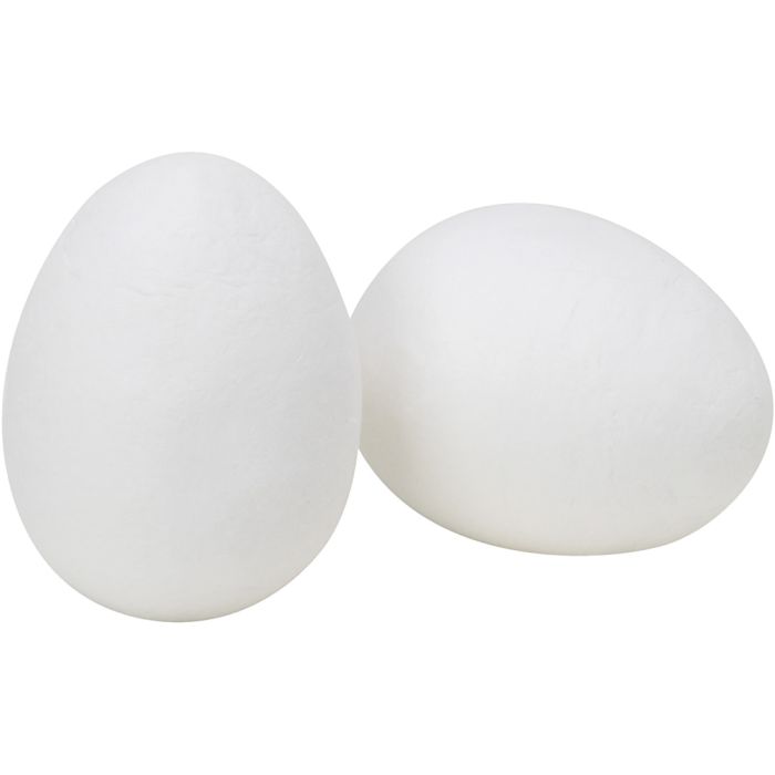 Uova, misura 40 mm, bianco, 100 pz/ 1 conf.